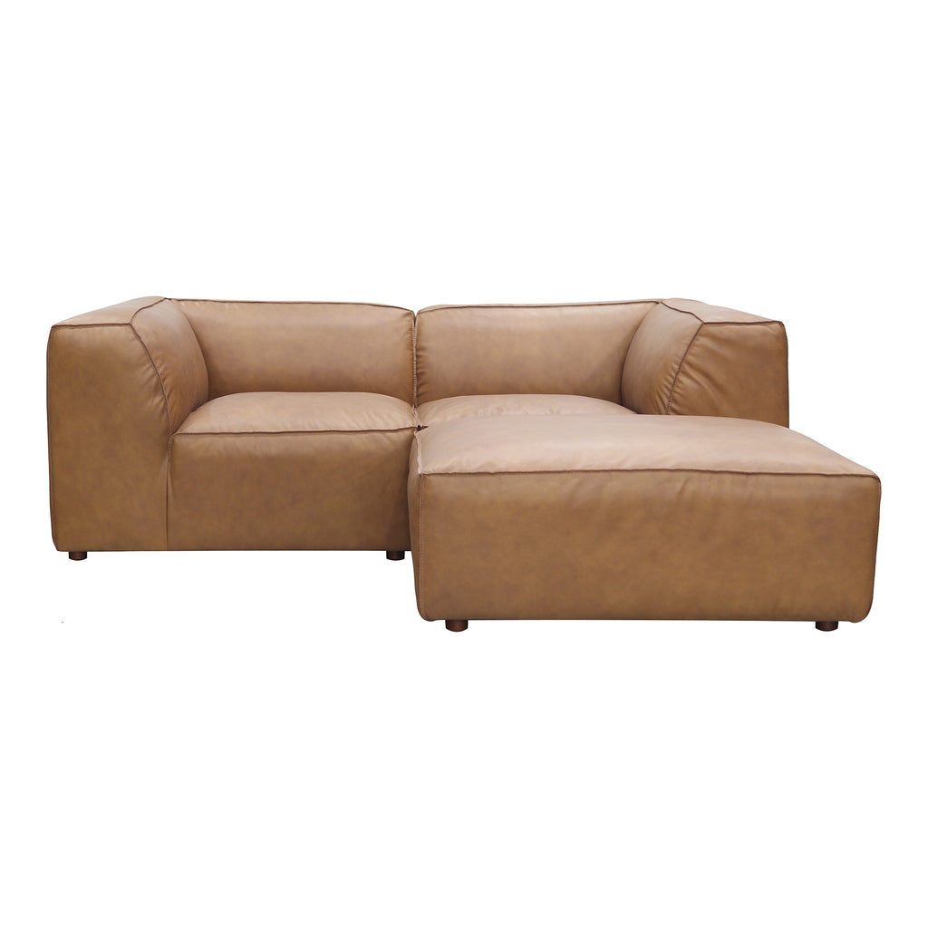 Form Nook Modular Sectional Sonoran Tan Leather | Moe's Furniture - XQ-1006-40