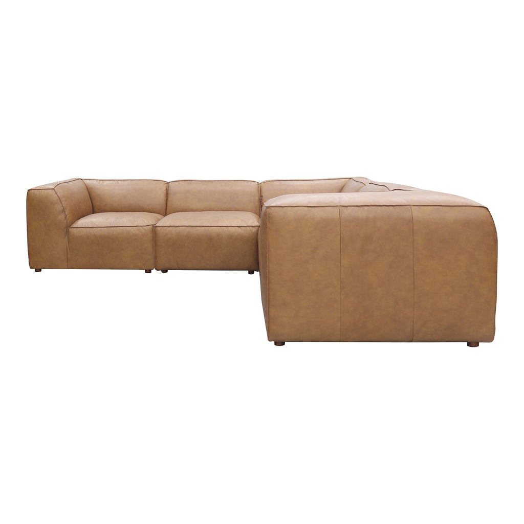 Form Dream Modular Sectional Sonoran Tan Leather | Moe's Furniture - XQ-1008-40