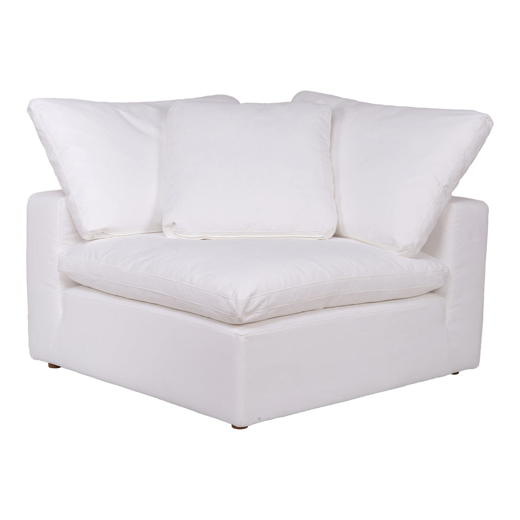 Clay Corner Chair Performance Fabric White | Moe's Furniture - YJ-1000-05