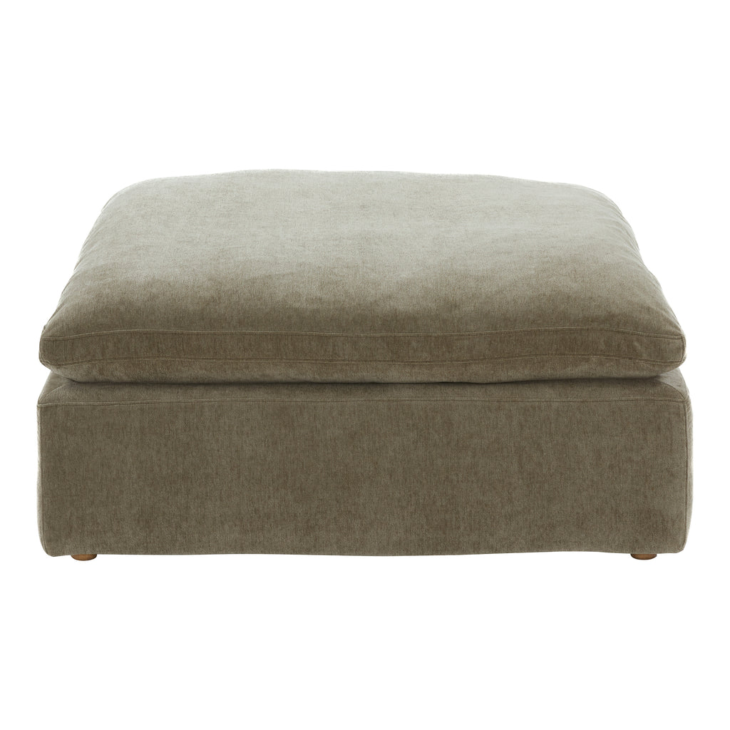 Clay Ottoman Performance Fabric Desert Sage | Moe's Furniture - YJ-1002-16