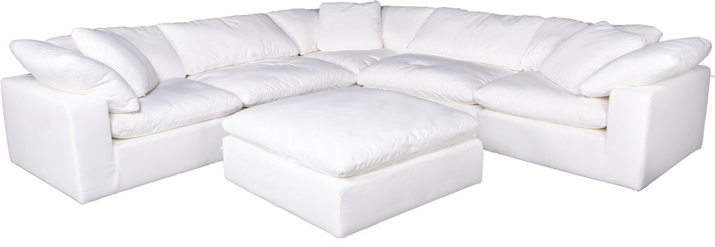 Clay Modular Sectional Performance Fabric White | Moe's Furniture - YJ-1003-05