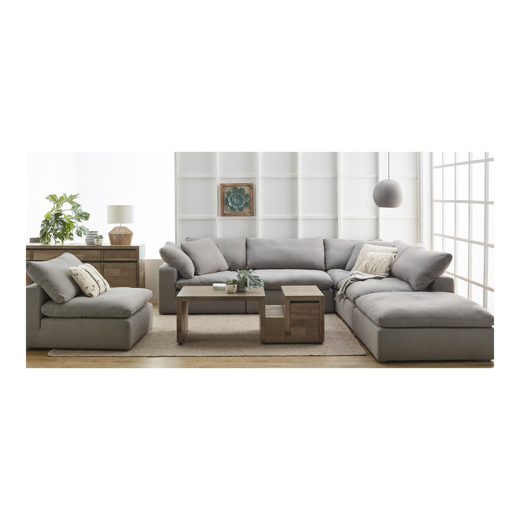 Clay Modular Sectional Performance Fabric Light Grey | Moe's Furniture - YJ-1003-29