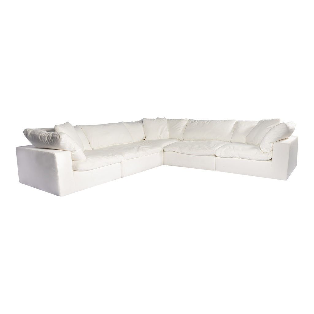 Clay Classic Modular Sectional Performance Fabric White | Moe's Furniture - YJ-1010-05