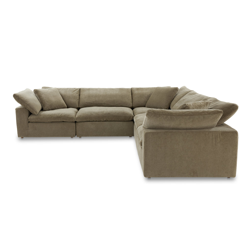 Clay Classic L Modular Sectional Performance Fabric Desert Sage | Moe's Furniture - YJ-1010-16