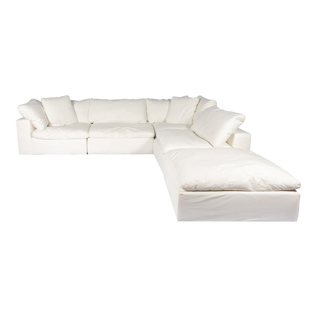 Clay Dream Modular Sectional Performance Fabric White | Moe's Furniture - YJ-1011-05