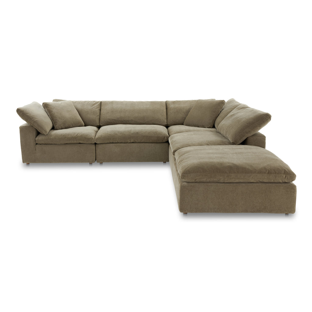 Clay Dream Modular Sectional Performance Fabric Desert Sage | Moe's Furniture - YJ-1011-16