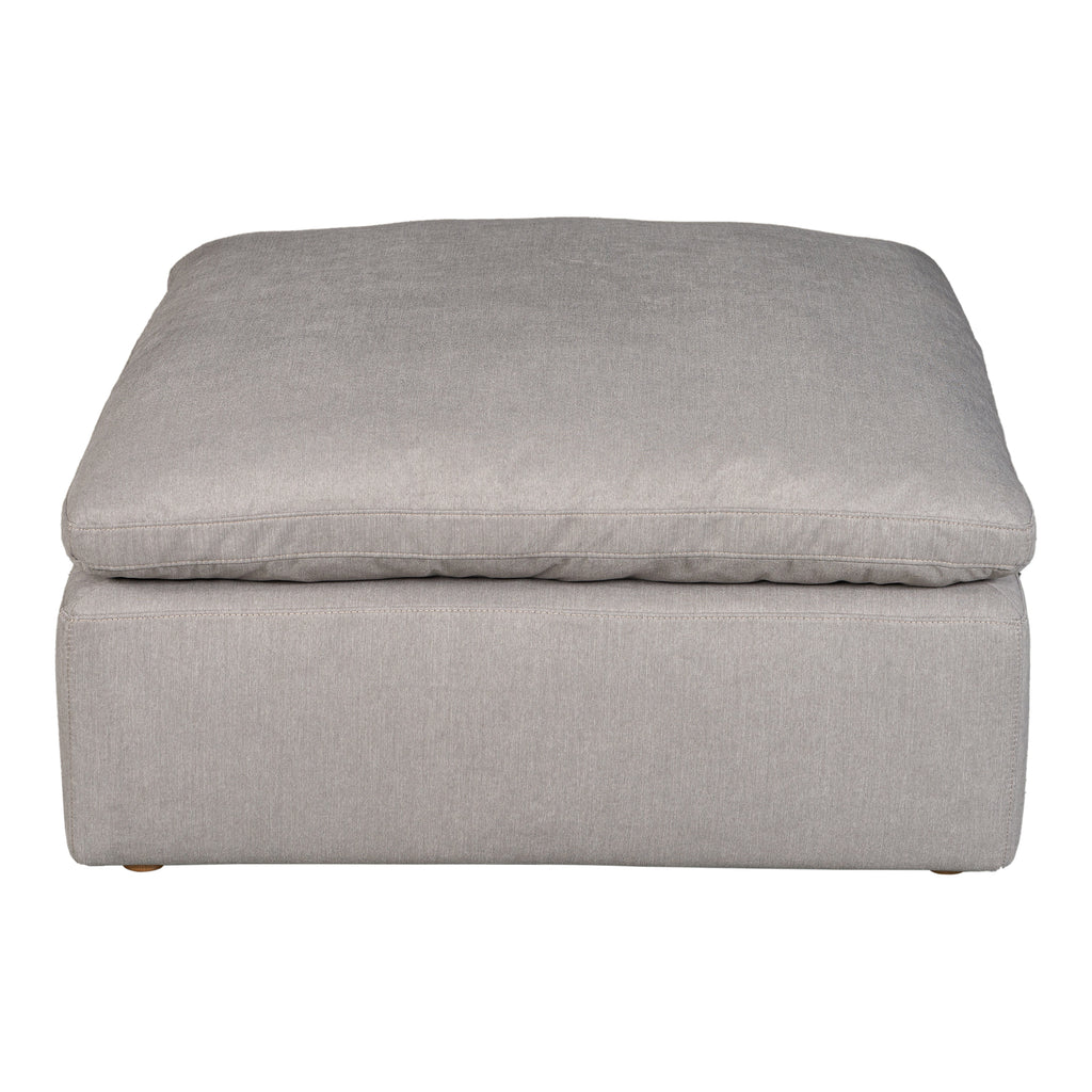 Terra Condo Ottoman Performance Fabric Light Grey | Moe's Furniture - YJ-1014-29