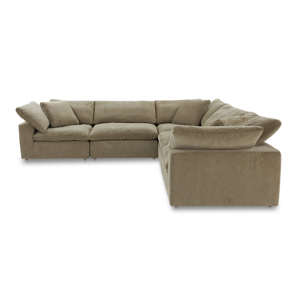 Terra Classic L Modular Sectional Performance Fabric Desert Sage | Moe's Furniture - YJ-1017-16