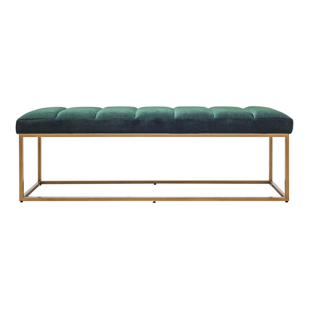 Katie Bench Dark Green | Moe's Furniture - ZT-1026-27