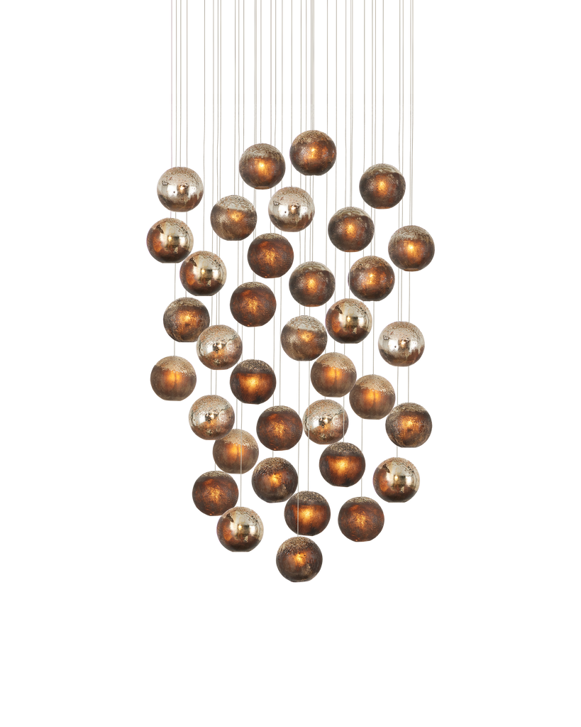 Currey & Co Pathos 36-Light Round Multi-Drop Pendant | 9000-1018