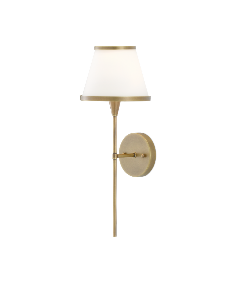 Currey & Co Brimsley Brass Wall Sconce | 5800-0001