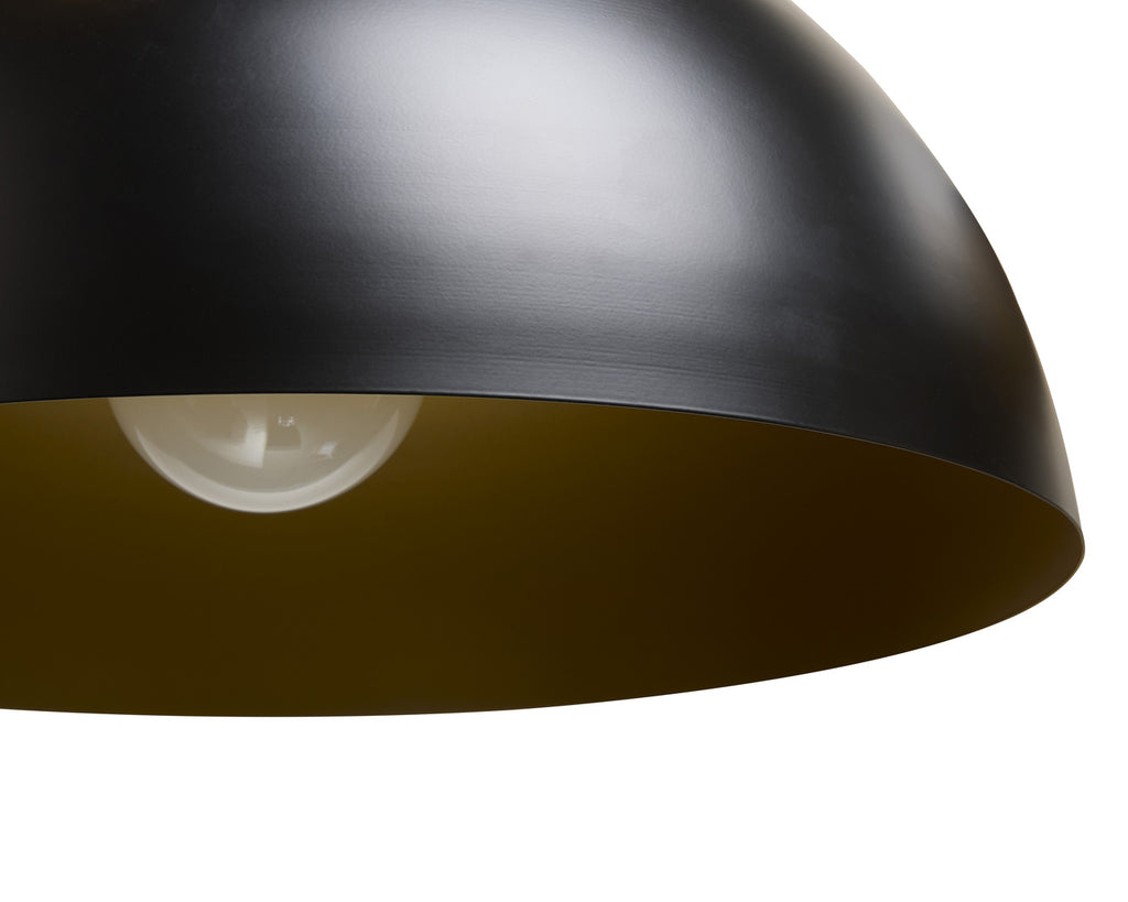 Lohn Pendant Light - Matte Black | Sunpan Furniture - 107934