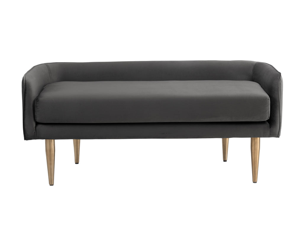 Sammy Bench - Grey Sky | Sunpan Furniture - 104513