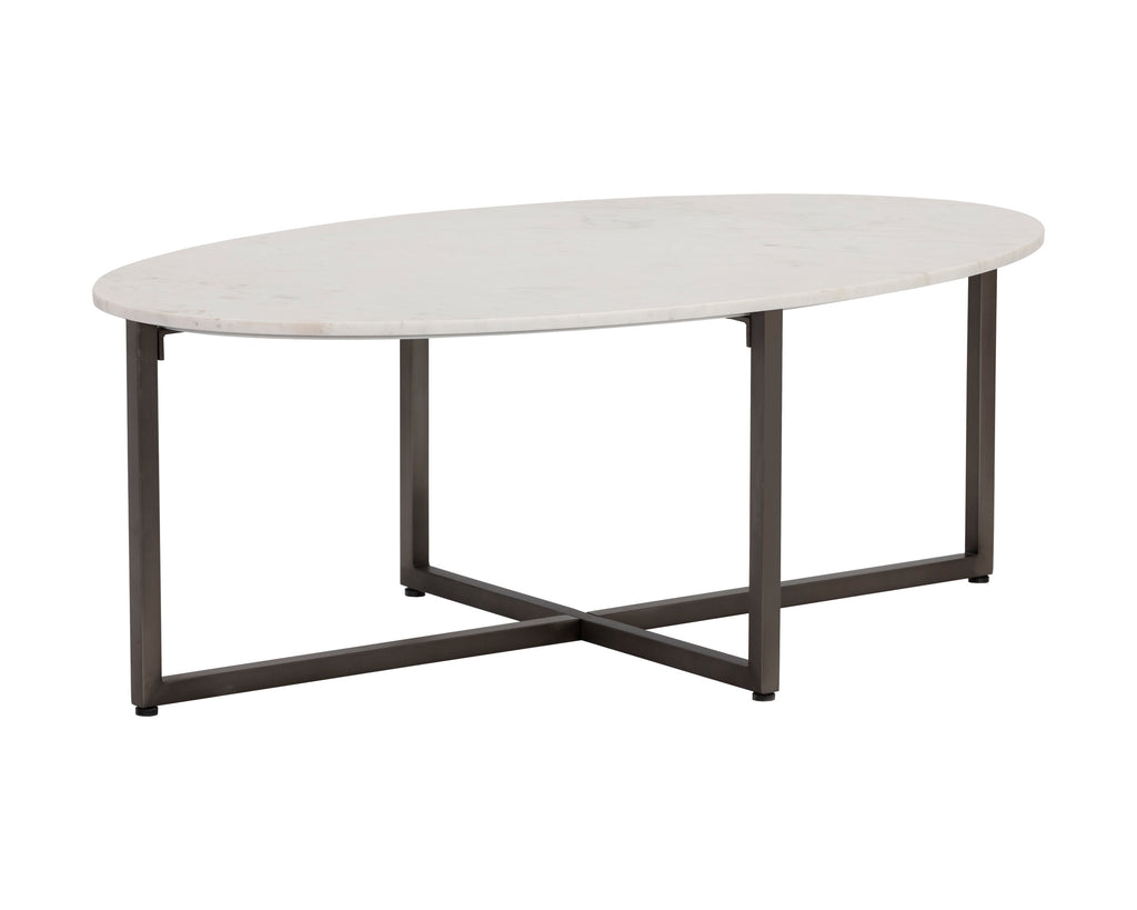 Kiara Coffee Table - Oval | Sunpan Furniture - 106523