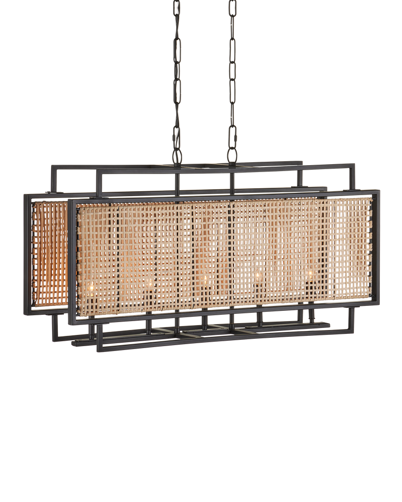 Currey & Co Boswell Rectangular Chandelier | 9000-1164