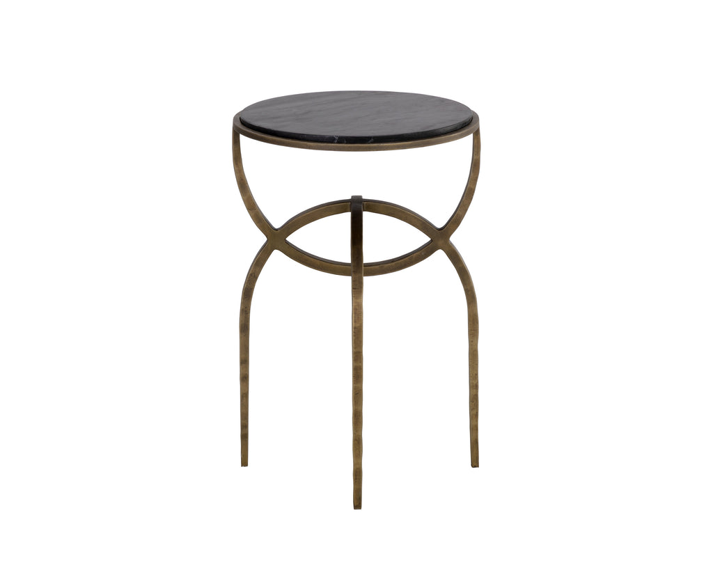 Alicent End Table - Black Marble | Sunpan Furniture - 110190