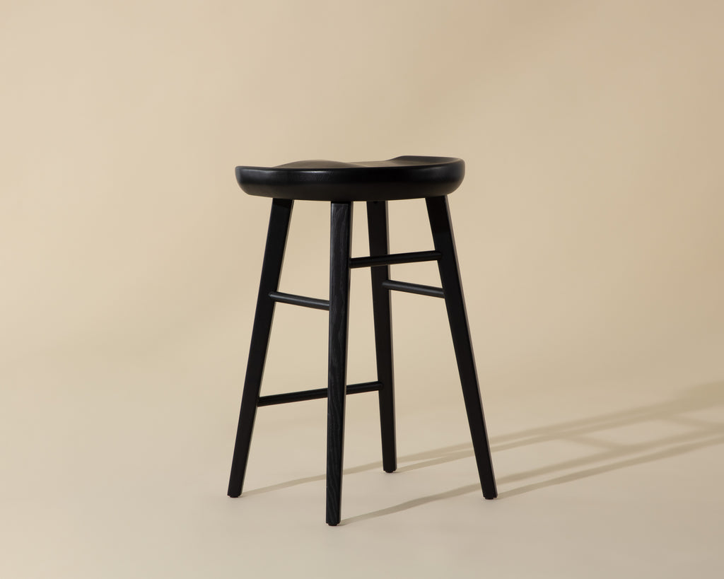 Dominic Counter Stool - Black | Sunpan Furniture - 110460