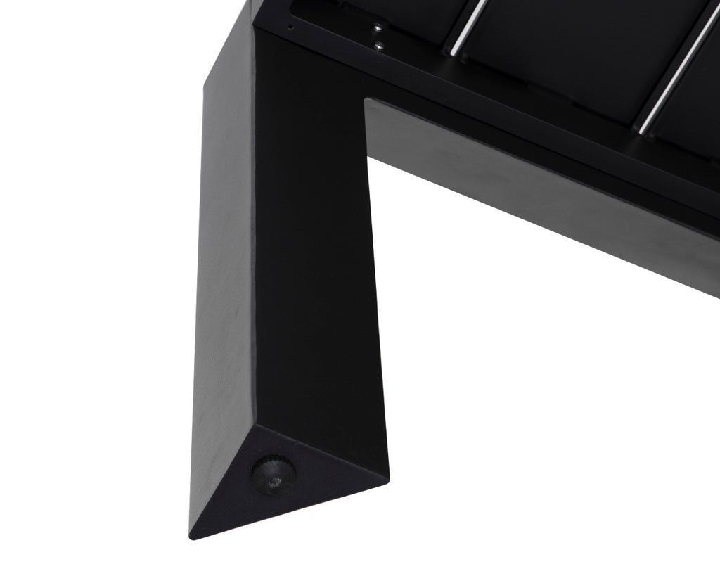 Merano Dining Table - Black - 70" | Sunpan Furniture - 111151