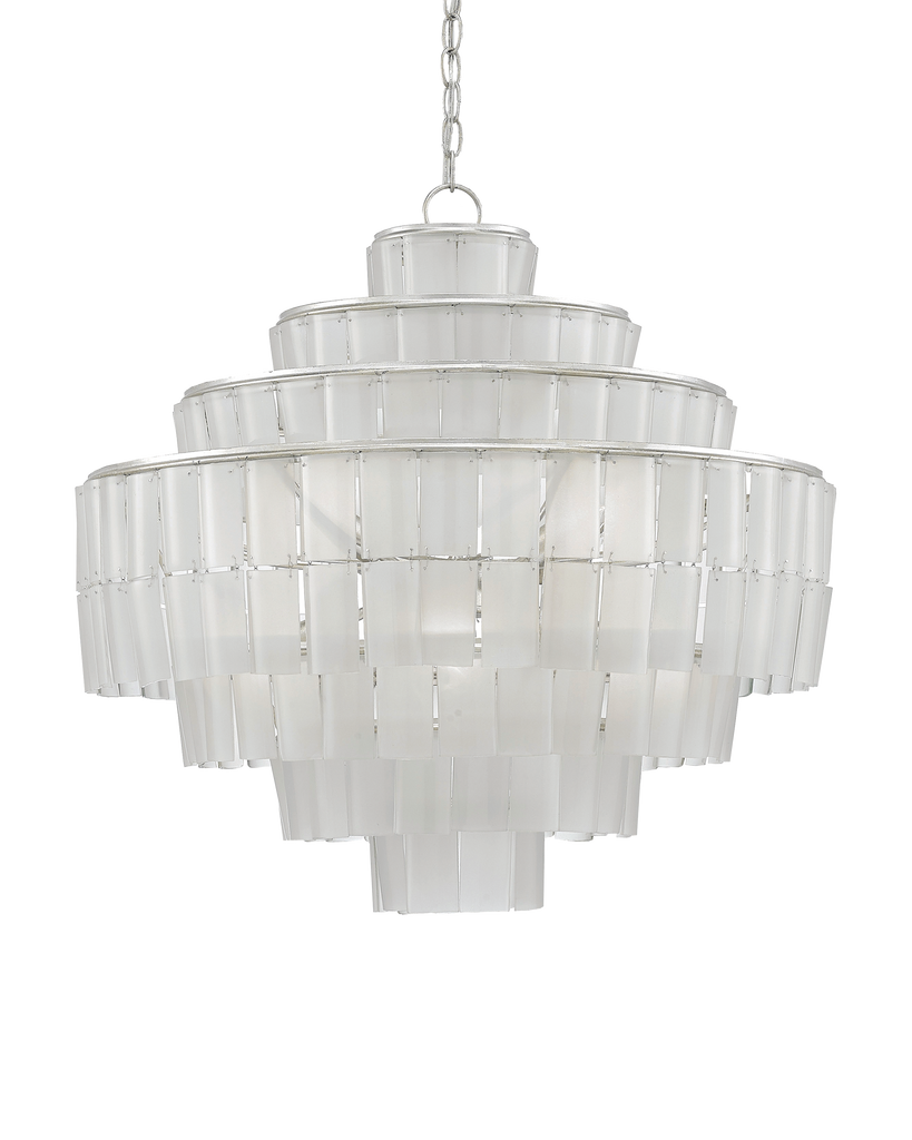 Currey & Co Sommelier White Chandelier | 9000-0160