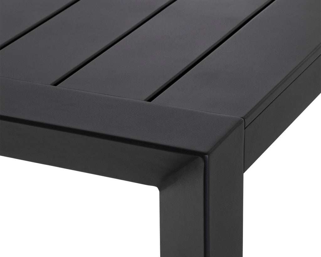 Merano Dining Table - Black - 70" | Sunpan Furniture - 111151