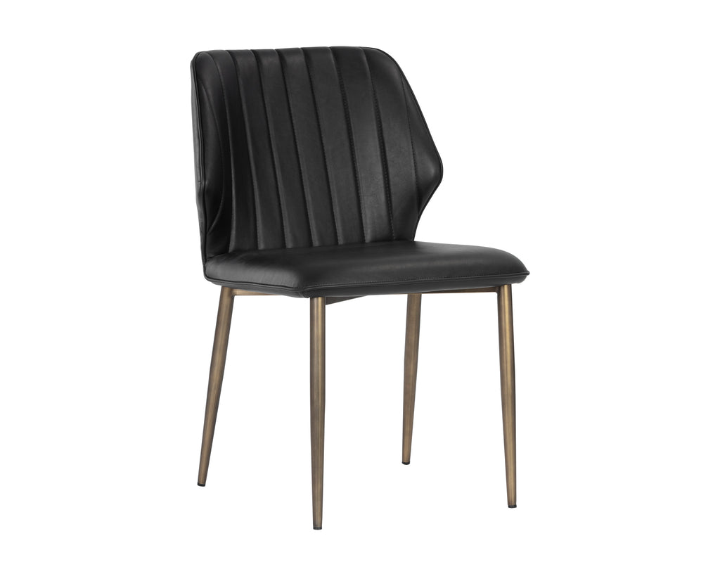 Clinton Dining Chair - Bronze - Bravo Black | Sunpan Furniture - 106316