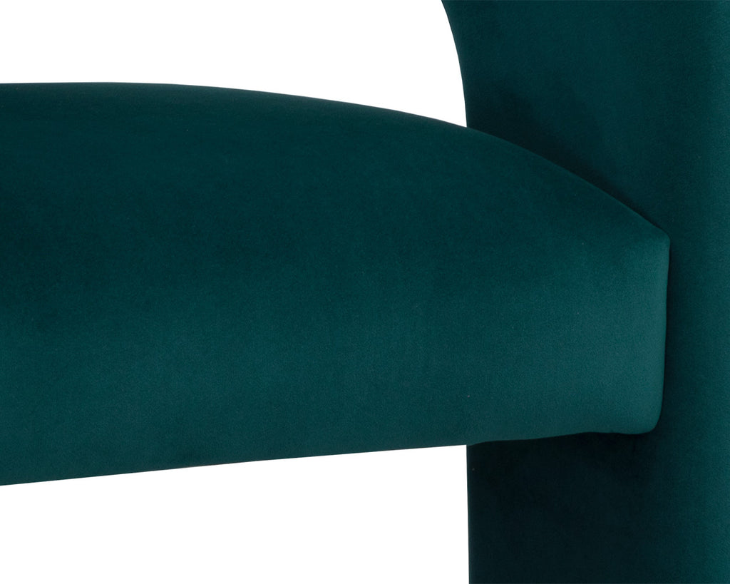 Isidore Lounge Chair - Meg Teal | Sunpan Furniture - 109721