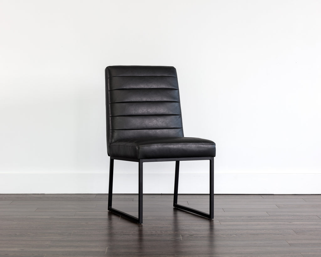 Spyros Dining Chair - Coal Black | Sunpan Furniture - 105157