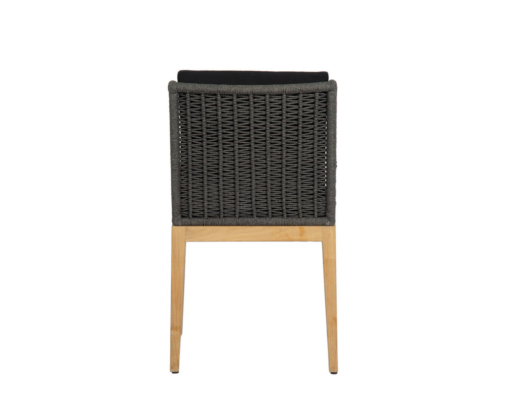 Sorrento Dining Chair - Natural - Arashi Black | Sunpan Furniture - 110963