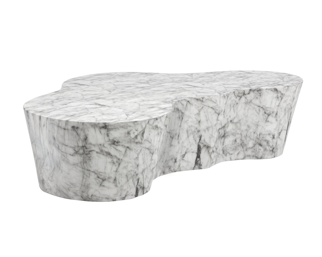 Ava Coffee Table - Marble Look | Sunpan Furniture - 103309