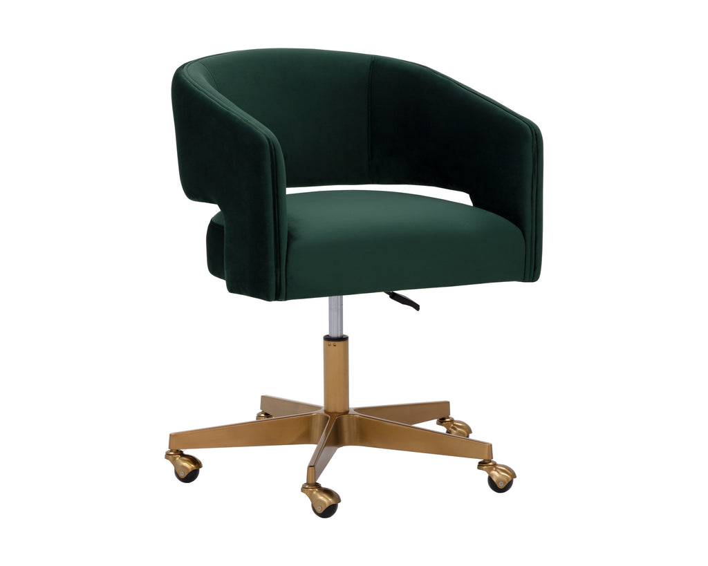 Claren Office Chair - Deep Green Sky | Sunpan Furniture - 107851