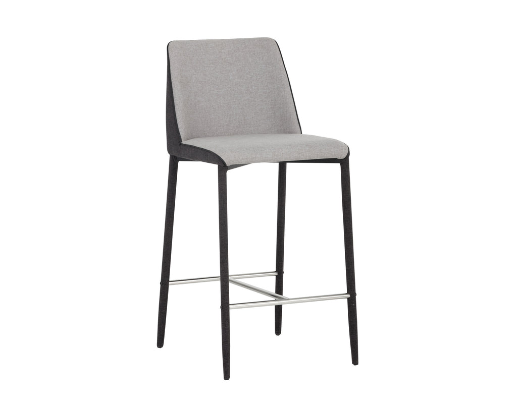 Renee Counter Stool - Armour Grey / Dark Slate | Sunpan Furniture - 103307