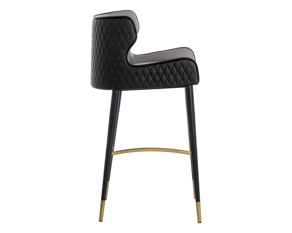 Gianni Barstool - Dillon Stratus / Dillon Black | Sunpan Furniture - 109036