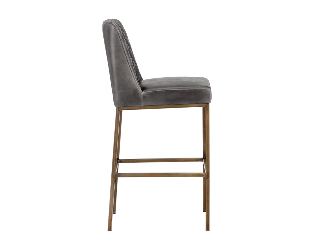 Leighland Barstool - Overcast Grey | Sunpan Furniture - 104904