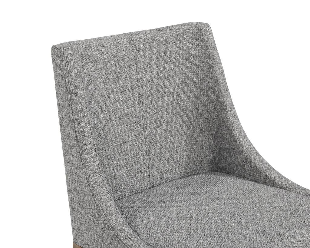 Dionne Dining Chair - Monument Pebble | Sunpan Furniture - 108508