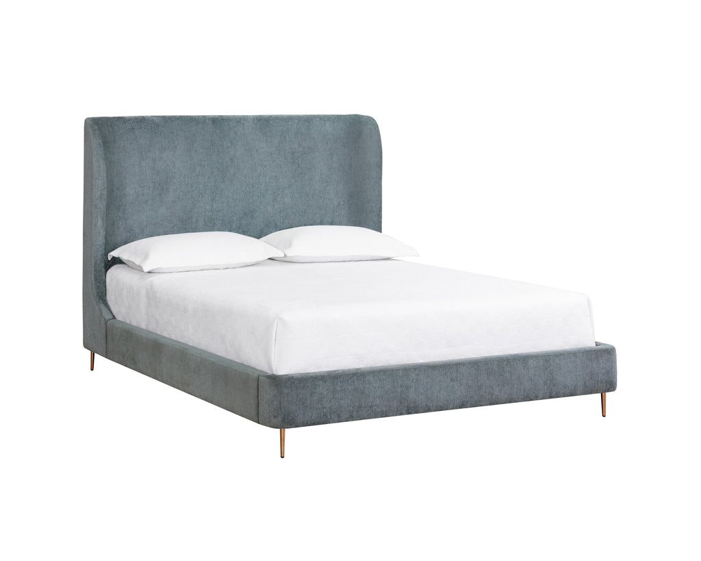 Tierra Bed - Queen - Bergen French Blue | Sunpan Furniture - 110345