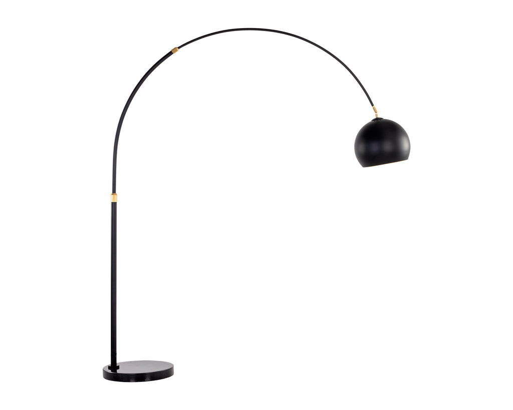 Vern Floor Lamp - Black | Sunpan Furniture - 106798