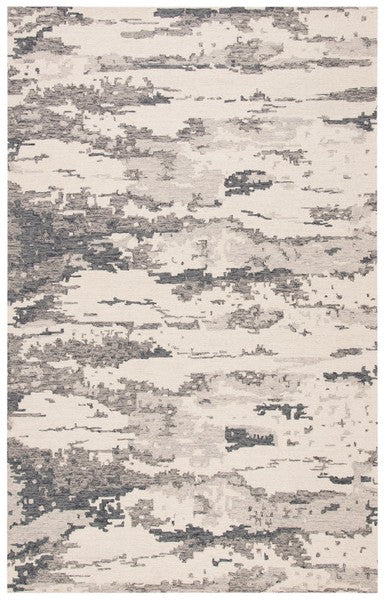 Safavieh Abstract Rug Collection ABT465H - Charcoal / Ivory