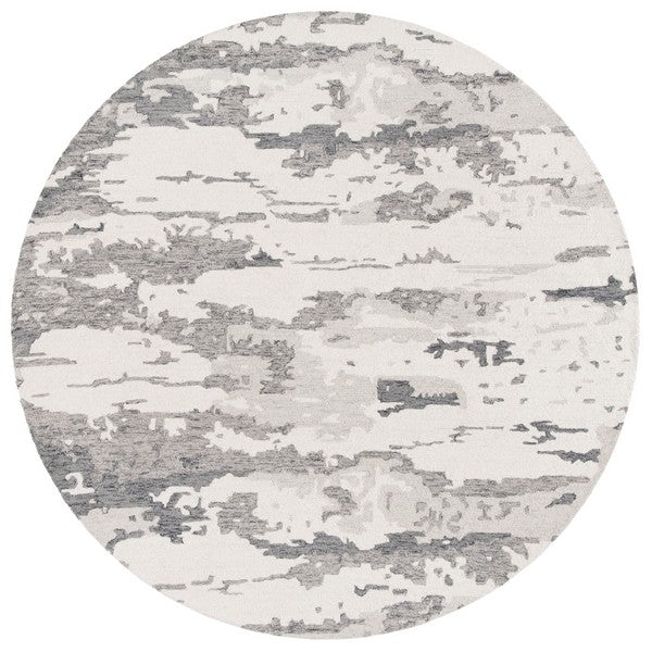 Safavieh Abstract Rug Collection ABT465H - Charcoal / Ivory