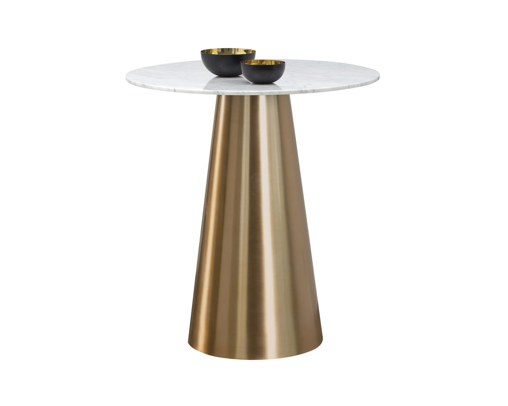 Damon Bar Table - Gold | Sunpan Furniture - 104428