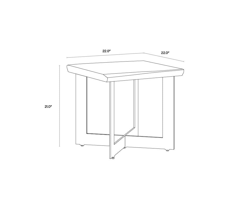 Marley Side Table | Sunpan Furniture - 102272