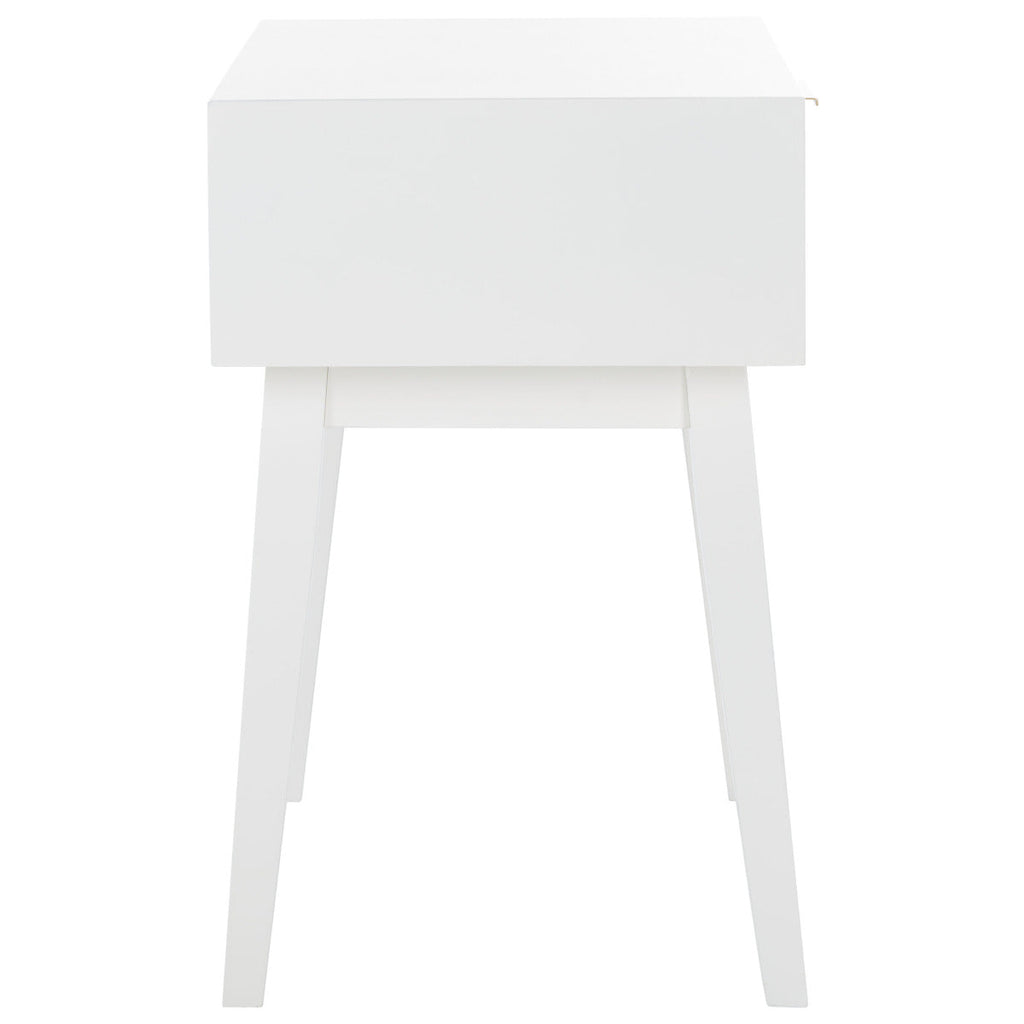 Safavieh Keya 1 Drawer Hexagon Accent Table - White