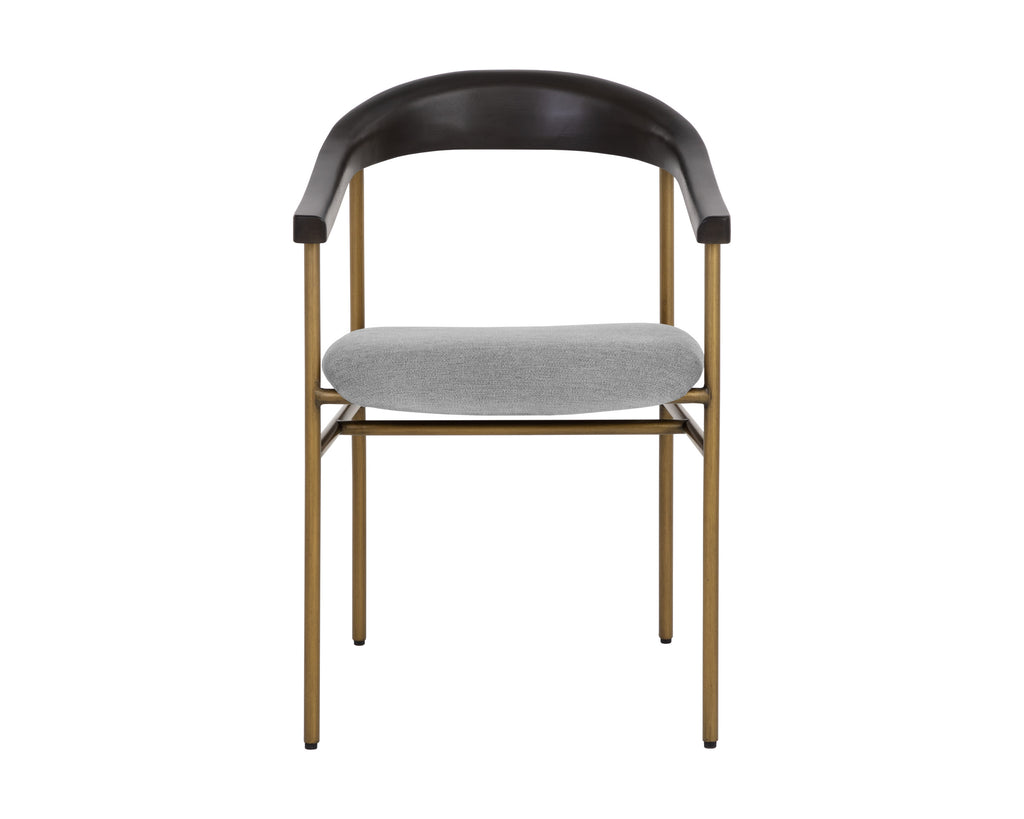 Giorgio Dining Armchair - Polo Club Stone | Sunpan Furniture - 108692