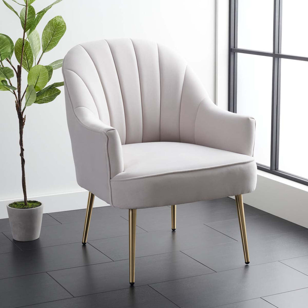 Safavieh Areli Accent Chair - Light Grey