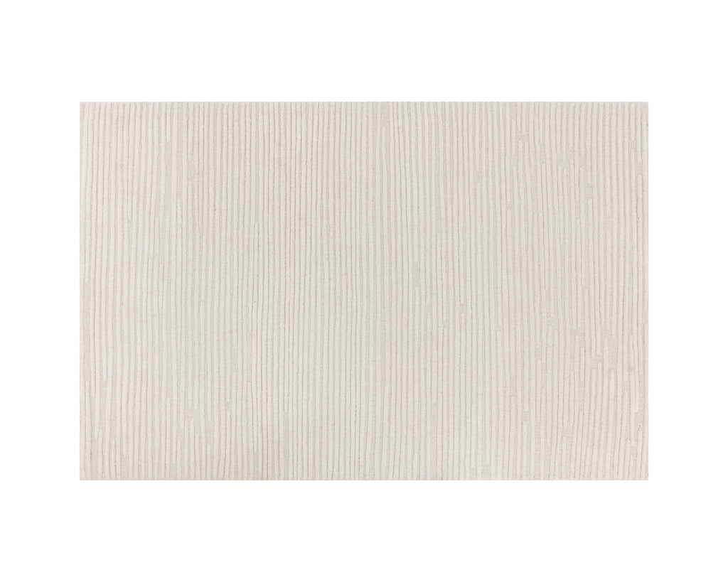 Deva Hand-Woven Rug - Ivory - 6' X 9' | Sunpan Furniture - 109378