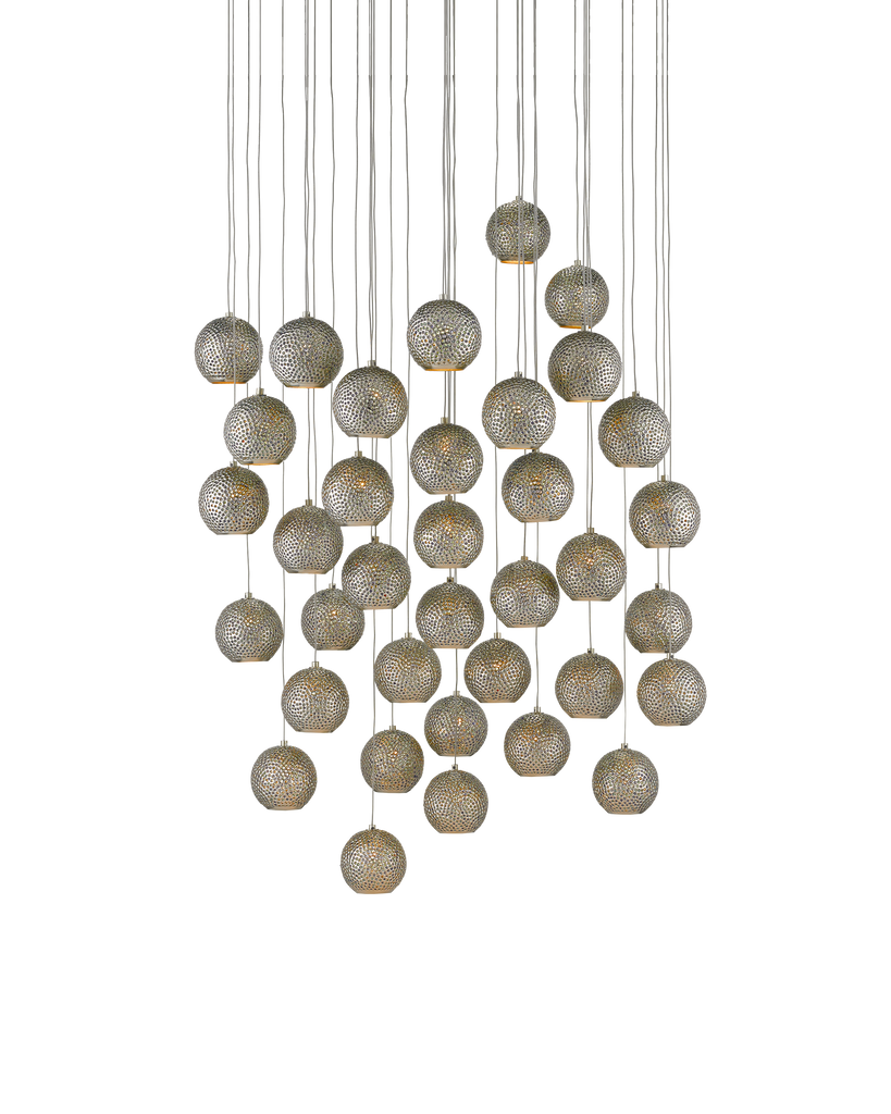 Currey & Co Giro 36-Light Round Multi-Drop Pendant | 9000-0687