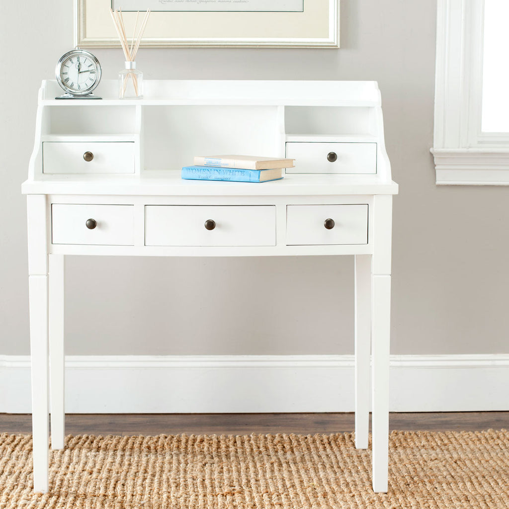 Safavieh Landon 5 Drawer Writing Desk - White