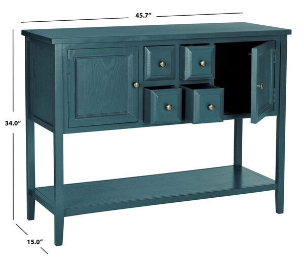 Safavieh Charlotte Storage Sideboard - Slate Teal