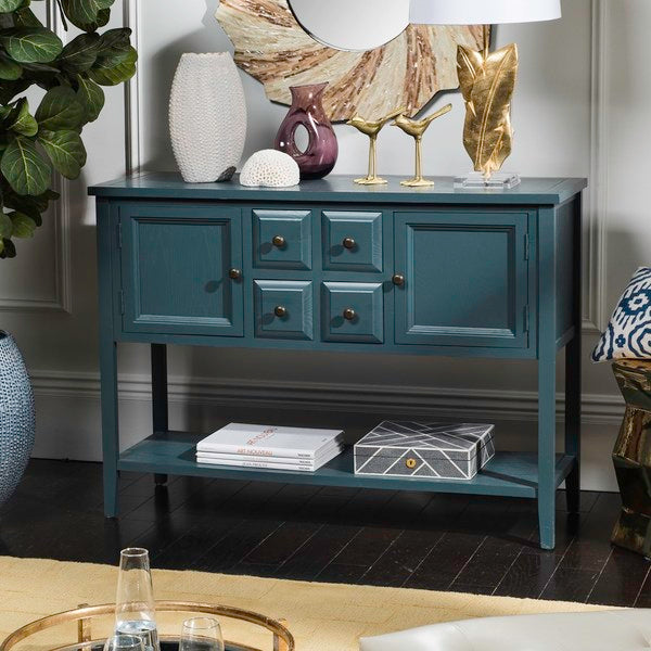 Safavieh Charlotte Storage Sideboard - Slate Teal