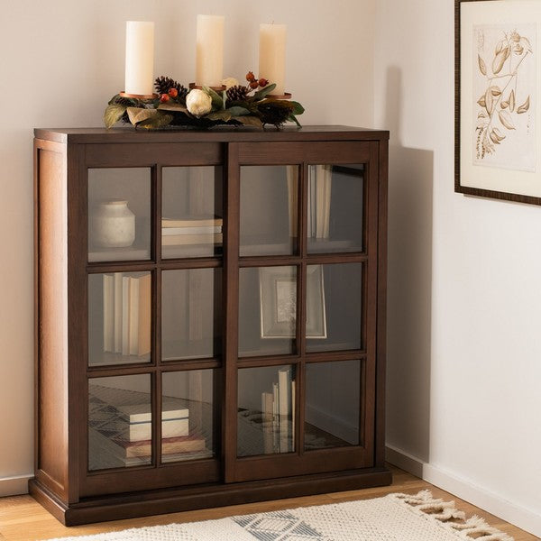 Safavieh Greg 3 Tier Bookcase - Dark Teak