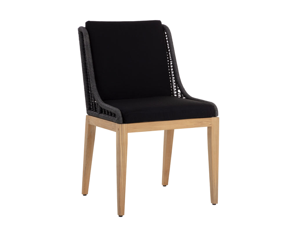 Sorrento Dining Chair - Natural - Arashi Black | Sunpan Furniture - 110963